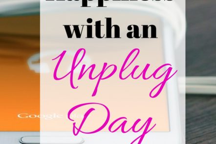 Are you addicted to your phone or computer? Can't get away from Pinterest or Instagram? Try an unplug day to "reset" your screentime and increase your happines.